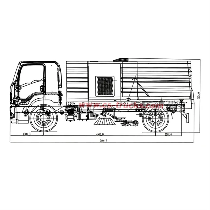 Kenya HOWO Street Sweeper Truck With Broom suppliers