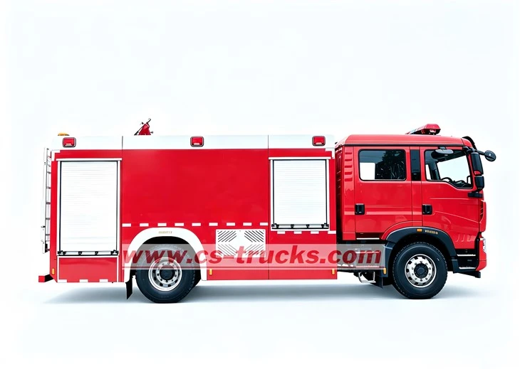 Liberia HOWO Water Foam Fire Tender factory