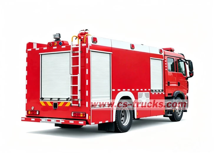 Liberia HOWO Water Foam Fire Tender suppliers