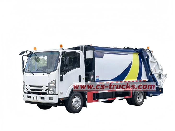 Philippines 10CBM Rear End Loader Compactor Truck ISUZU suppliers