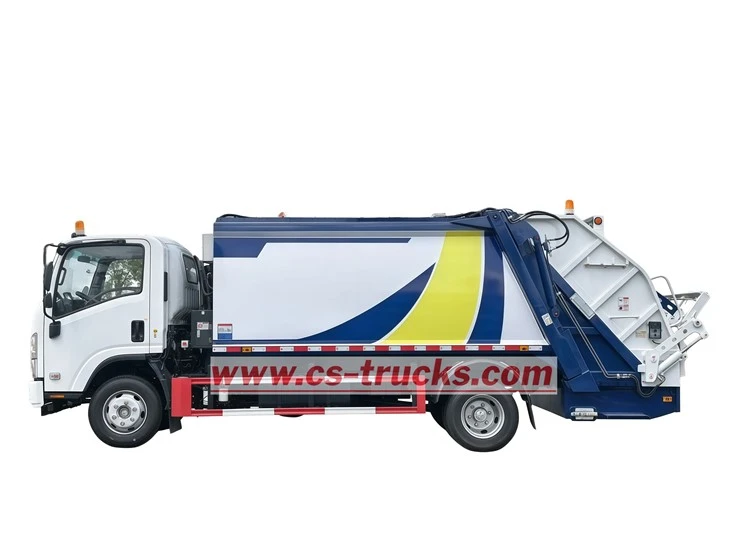 Philippines 10CBM Rear End Loader Compactor Truck ISUZU price