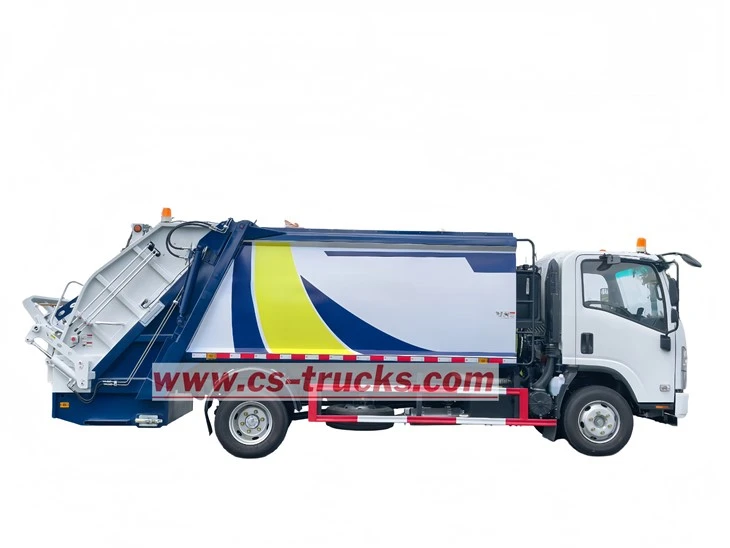 Philippines 10CBM Rear End Loader Compactor Truck ISUZU high quality