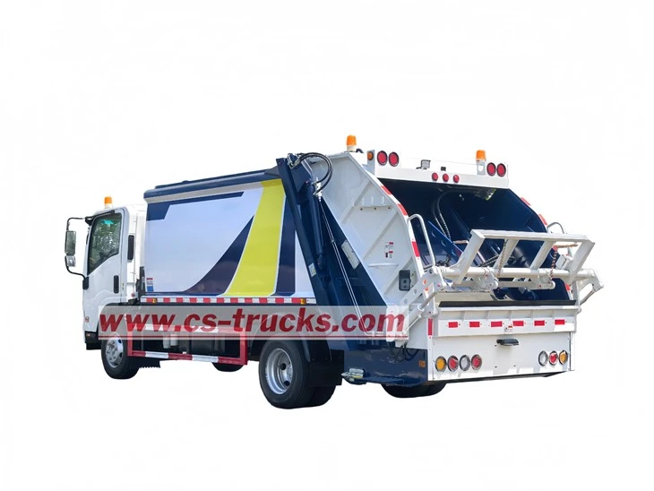 Philippines 10CBM Rear End Loader Compactor Truck ISUZU best