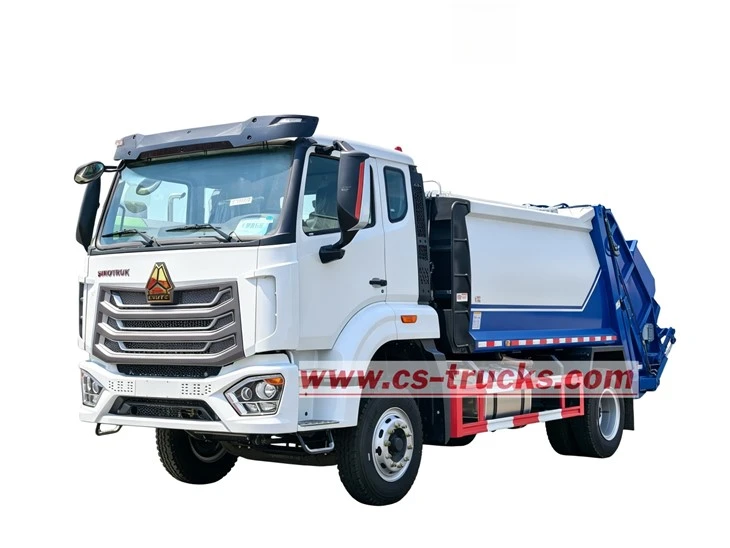 Philippines 10CBM Waste Collection Compactor Truck HOWO suppliers