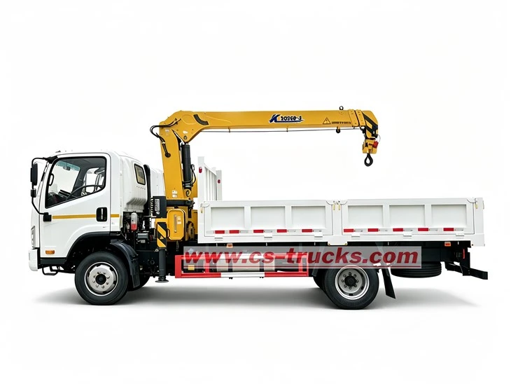 Rwanda 3.2Tons Boom Loader Crane Truck FAW high quality