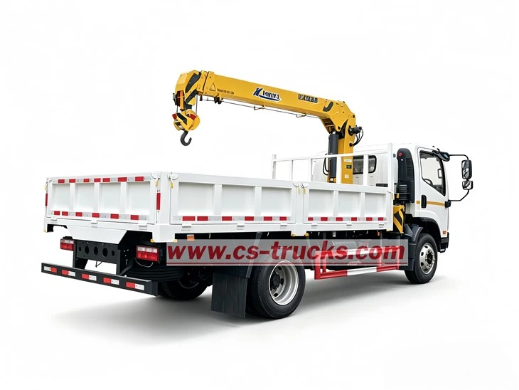 Rwanda 3.2Tons Boom Loader Crane Truck FAW best