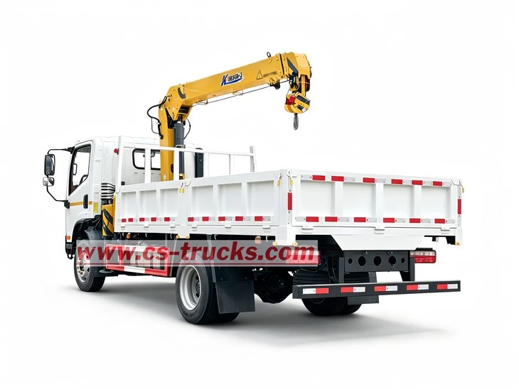 Rwanda 3.2Tons Boom Loader Crane Truck FAW factory