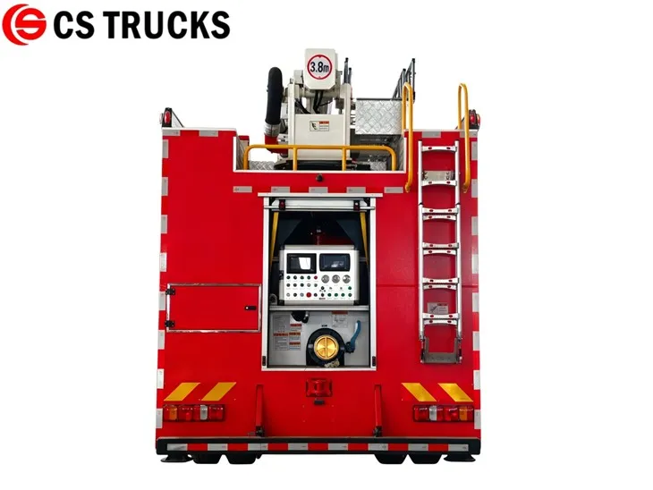 SITRAK HOWO 3600 liters aerial fire truck