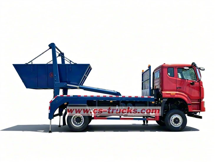Tahiti HOWO 4X4 8Ton Skip Loaders Factory high quality
