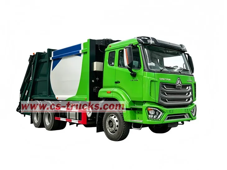 15Ton HOWO Waste Compression Truck Rwanda
