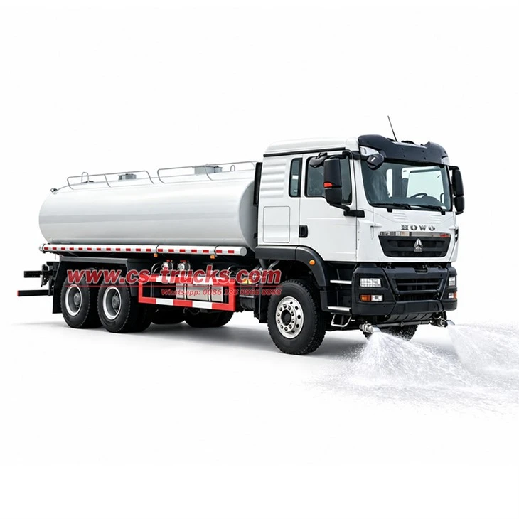 20000L Reliable Pump Water Sprinkler Truck HOWO
