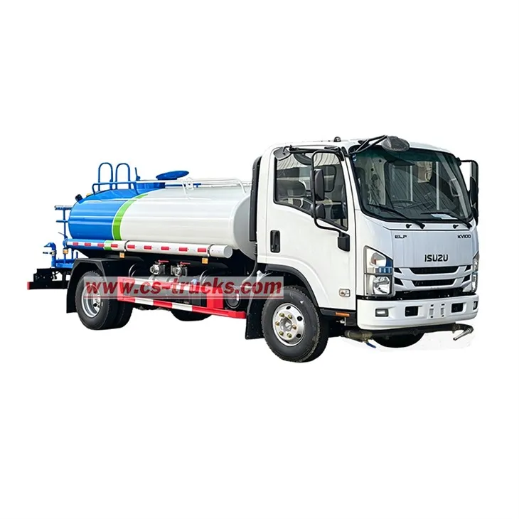 4000L Bulk Water Delivery Hauling Truck ISUZU Vietnam