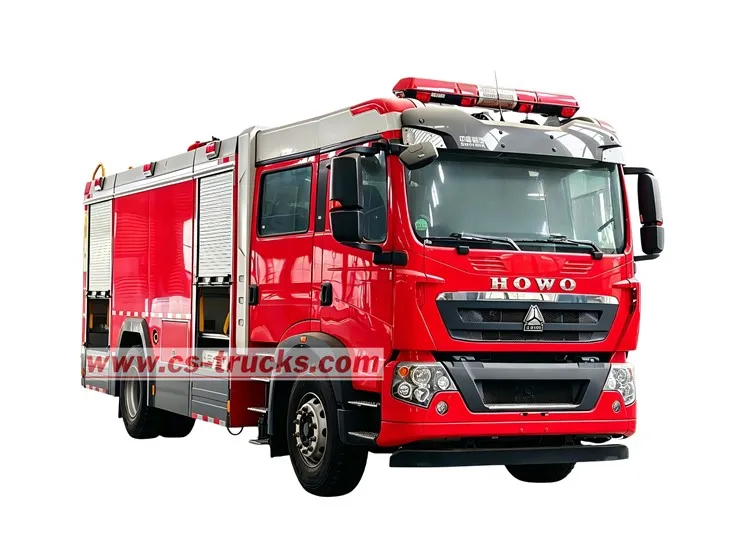 Airport Chemical Rescue Fire Truck Apparatus HOWO