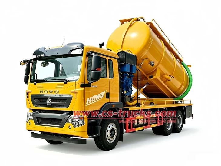 HOWO 18000L Water Sewer Sewage Vehicle