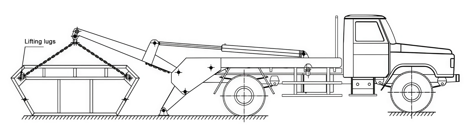 swing arm truck swing arm truck