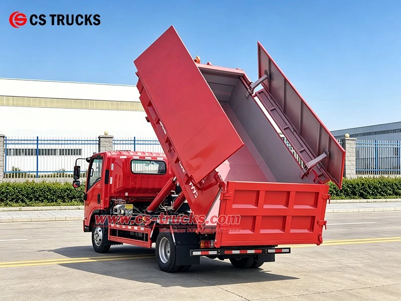 hydraulic side opening hook lift garbage truck side panels open hydraulic side opening hook lift garbage truck side panels open