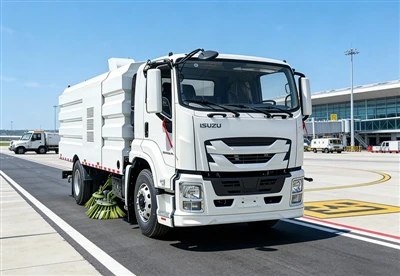 Super ISUZU Road Sweeper Truck, First Choice in Dominica Country