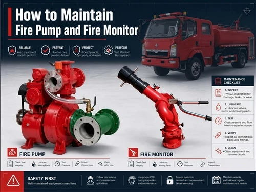 How to Maintain Fire Pump and Fire Monitor