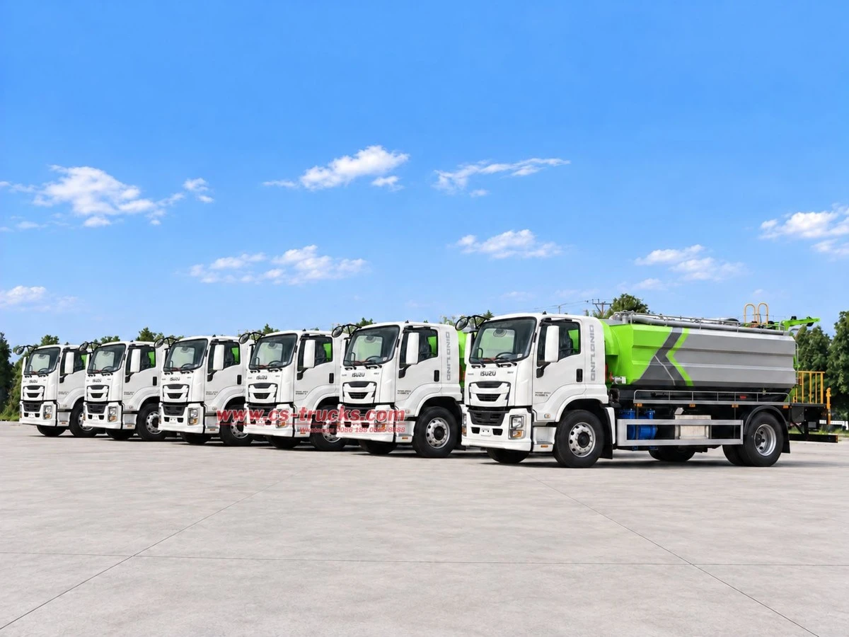 Isuzu FTR 205HP 8000L 4x2 Sewage Tank Truck With Water Jetting Isuzu FTR 205HP 8000L 4x2 Sewage Tank Truck With Water Jetting
