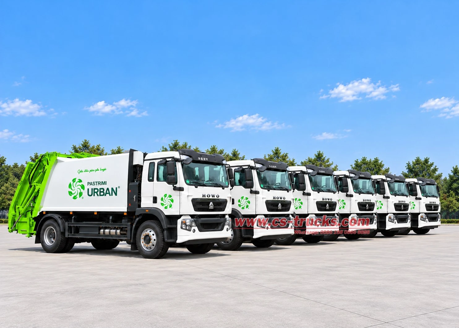 6 Units HOWO Waste Compactor Truck Export To Burkina Faso 6 Units HOWO Waste Compactor Truck Export To Burkina Faso