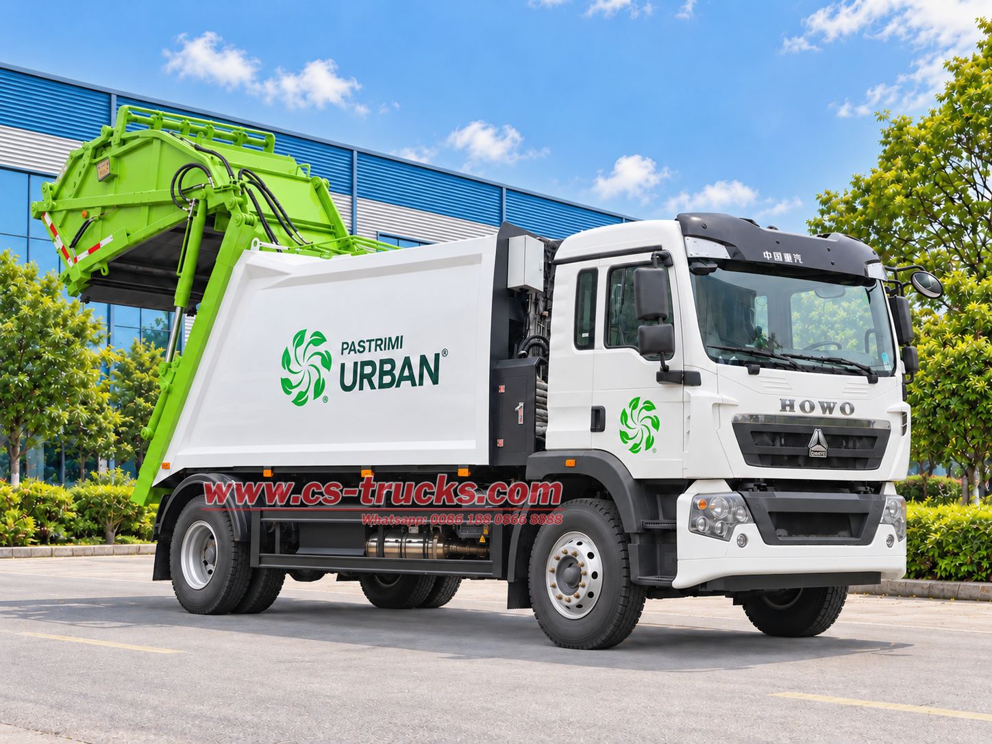 HOWO 251HP 4x2 14cbm solid waste compactor truck for Burkina Faso municipal sanitation HOWO 251HP 4x2 14cbm solid waste compactor truck for Burkina Faso municipal sanitation