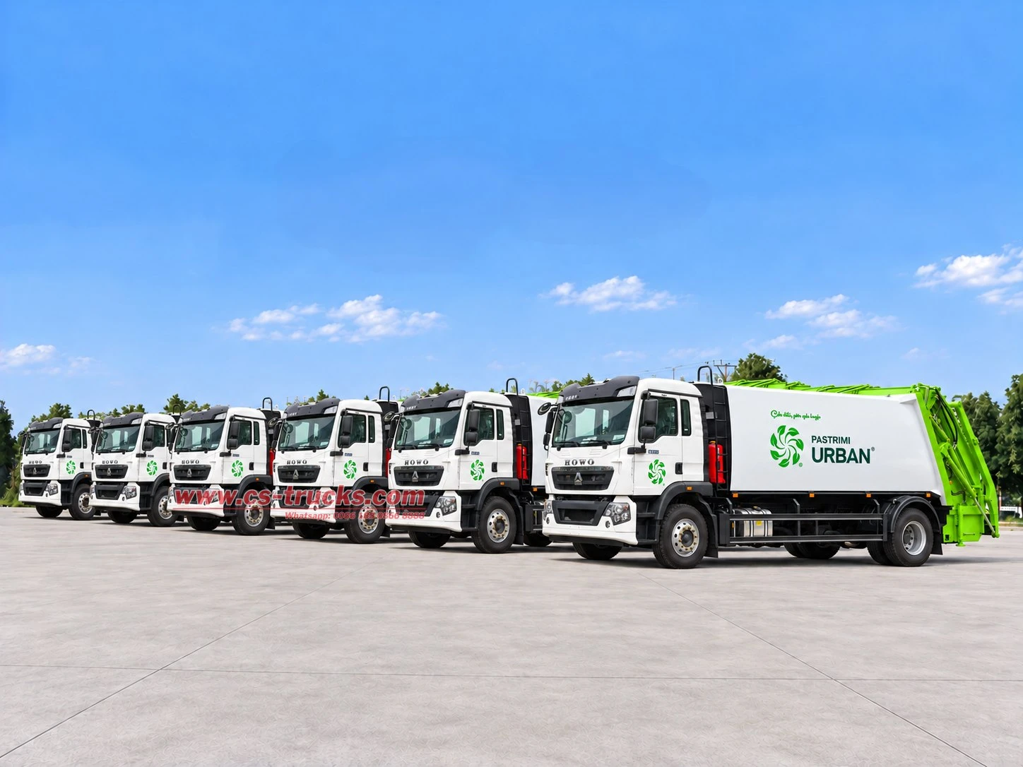 6 Units HOWO 14cbm Garbage Compactor Truck Shipped To Burkina Faso 6 Units HOWO 14cbm Garbage Compactor Truck Shipped To Burkina Faso