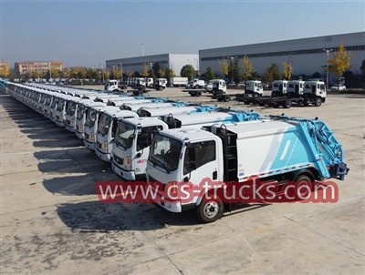 60 Unit Dongfeng Garbage Compactor Trucks Are Finished in CS TRUCKS Factory