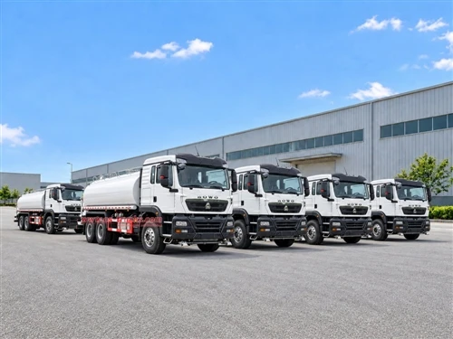8 Units HOWO 20000L Water Sprinkling Truck Export To Philippines
