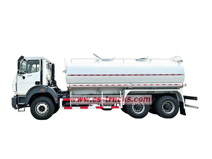 Congo BEIBEN 20CBM truck bed water tank