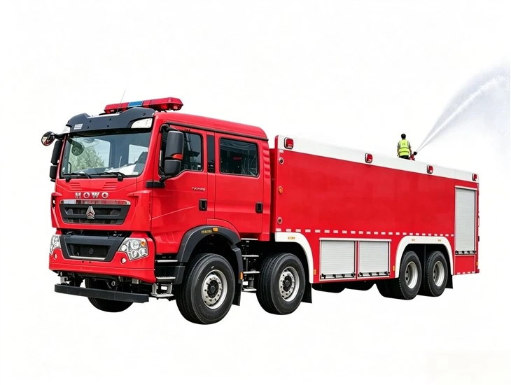 HOWO Heavy Fire Fighting Truck For Municipal Government