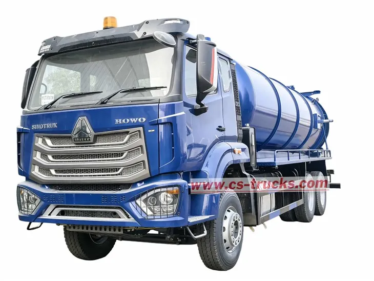 Kenya RHD Liquid Vacuum Truck HOWO