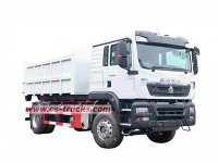 HOWO TX RHD 10tons Hook Loader Container Truck
