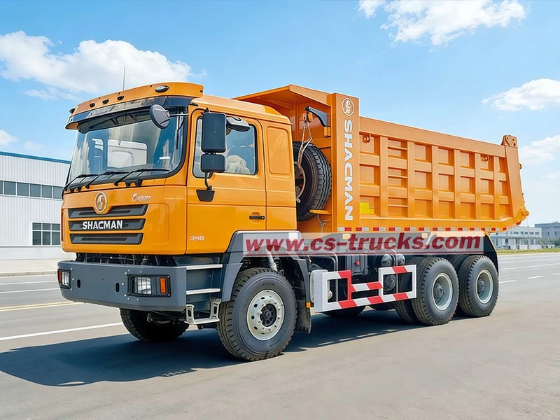 Front Left View of SHACMAN F3000 Dump Truck Front Left View of SHACMAN F3000 Dump Truck