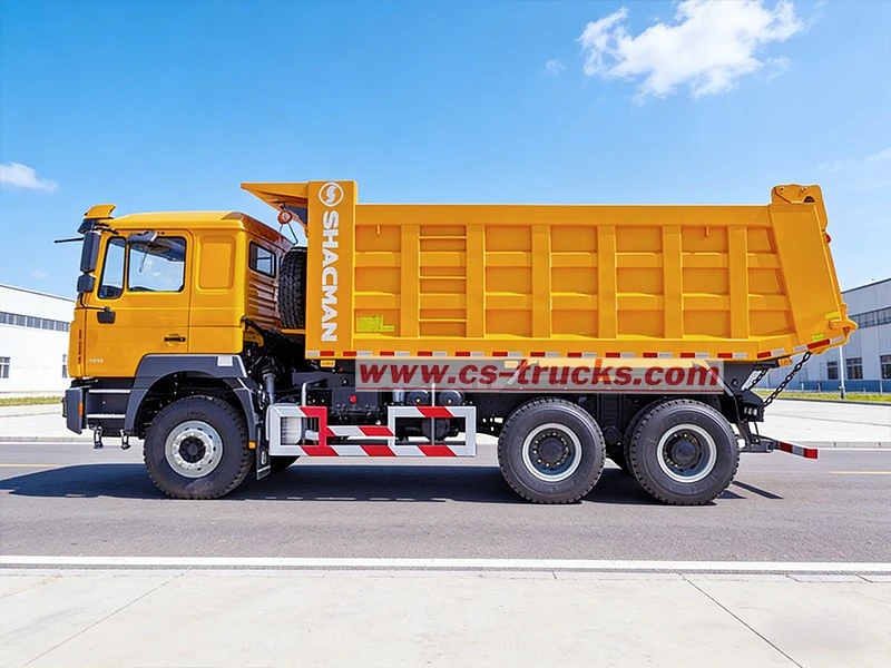 Left View of SHACMAN Transfer Dump Truck Left View of SHACMAN Transfer Dump Truck