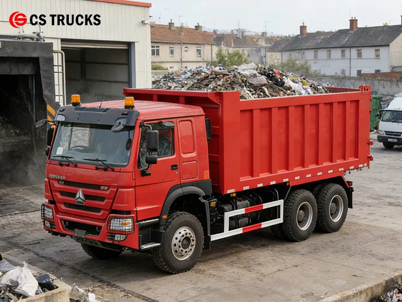 Garbage Dumpster Hauler Truck for Waste Transfer Stations Garbage Dumpster Hauler Truck for Waste Transfer Stations