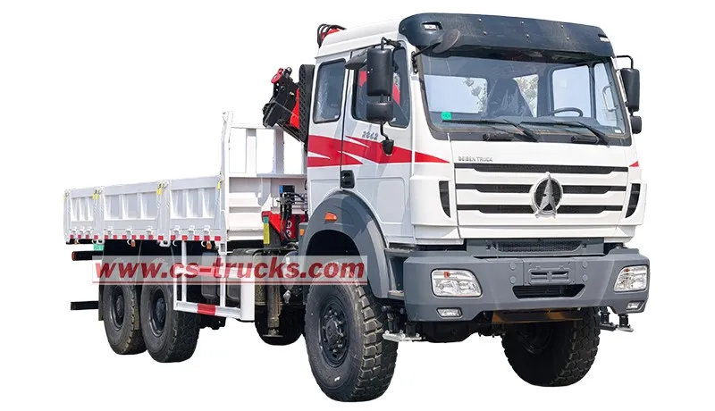 Beiben 6x6 Offroad Knuckle Boom Crane Truck Beiben 6x6 Offroad Knuckle Boom Crane Truck