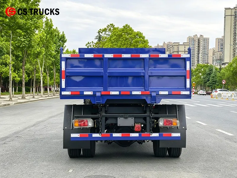 Rear view of ISUZU 5 ton construction tipper Rear view of ISUZU 5 ton construction tipper