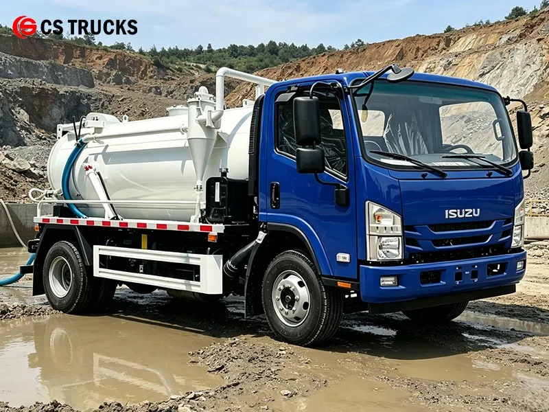 ISUZU Cesspit Vacuum Sucker Truck For Mining Sites Kenya ISUZU Cesspit Vacuum Sucker Truck For Mining Sites Kenya