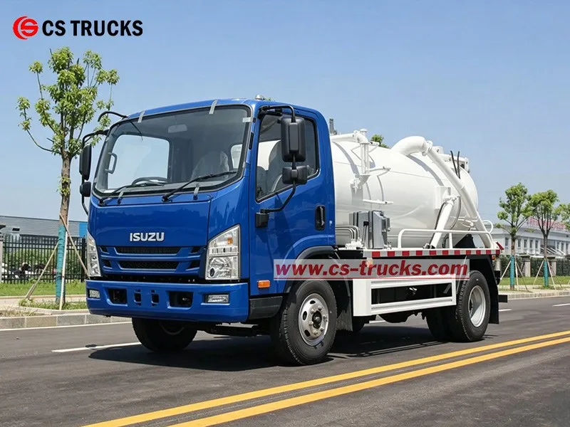 Front Right View of ISUZU 5 CBM Cesspool Truck For Sale near me Kenya Front Right View of ISUZU 5 CBM Cesspool Truck For Sale near me Kenya