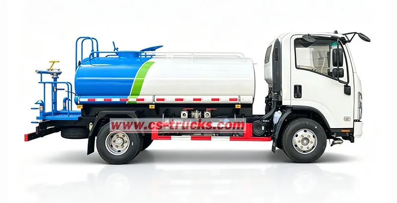 ISUZU KV100 4000L 4x2 304 stainless steel water bowser Vietnam ISUZU KV100 4000L 4x2 304 stainless steel water bowser Vietnam