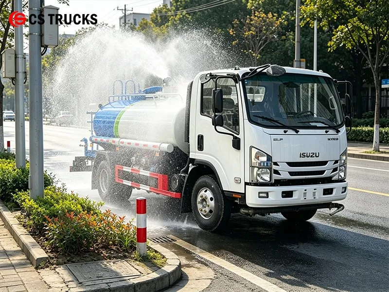 ISUZU KV100 4000L 4x2 Dust Control Water Spraying Truck for Municipal Use Vietnam ISUZU KV100 4000L 4x2 Dust Control Water Spraying Truck for Municipal Use Vietnam