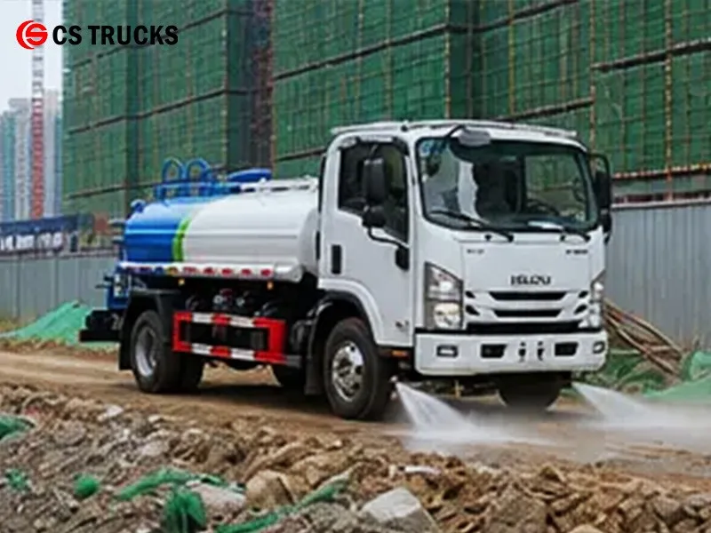 ISUZU KV100 4000L 4x2 Construction Water Spraying Truck Vietnam ISUZU KV100 4000L 4x2 Construction Water Spraying Truck Vietnam