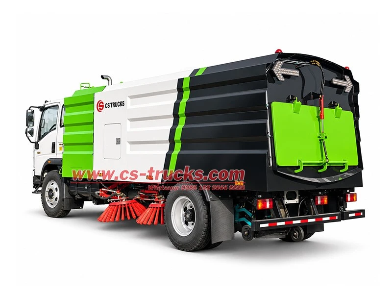 HOWO T3M 4x2 vacuum road sweeper for port road cleaning HOWO T3M 4x2 vacuum road sweeper for port road cleaning