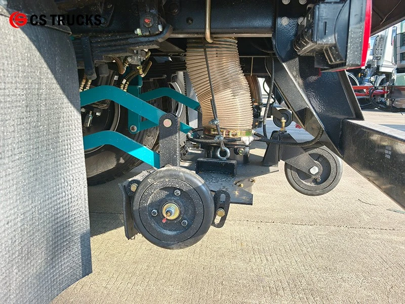 HOWO Sweeper Truck Suction Disc Caster Wheel With Spring Suspension HOWO Sweeper Truck Suction Disc Caster Wheel With Spring Suspension