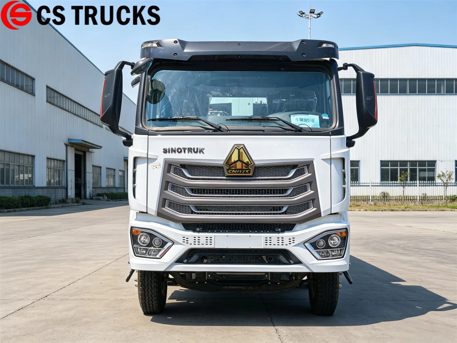 Front View of Philippines HOWO 300HP Used Rear Load Garbage Trucks