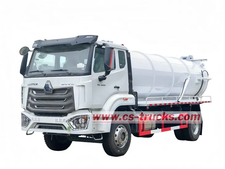 SINOTRUK HOWO NX300 Vacuum Sucker Truck for Municipal