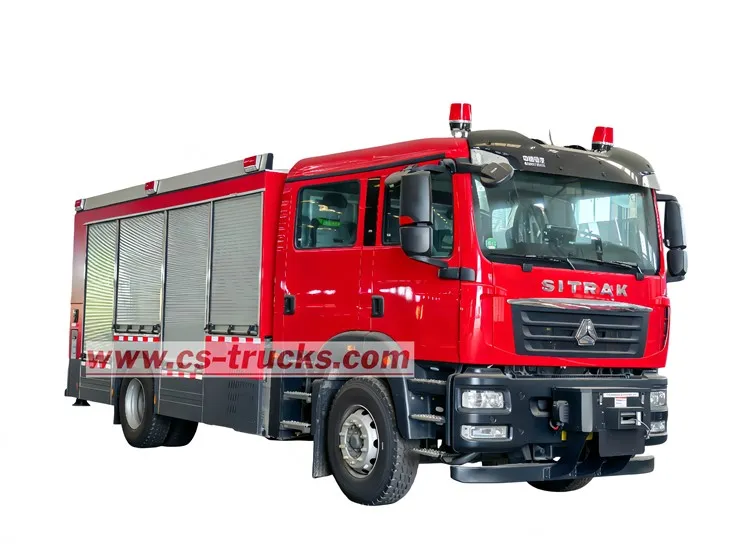 SITRAK HOWO Foam Fire Rescue Pumper Truck