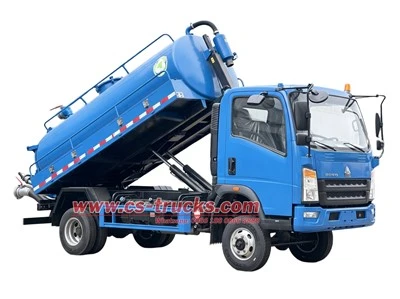 5500L Liquid Waste Vacuum Truck HOWO