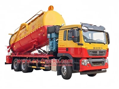 Customer Combination Tanker Trucks Made By HOWO
