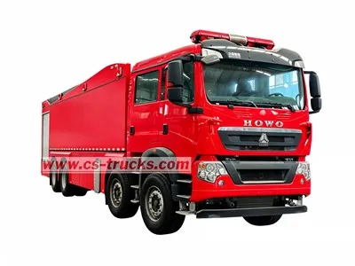Dubai HOWO 8x4 Heavy Fire Department Rescue Truck